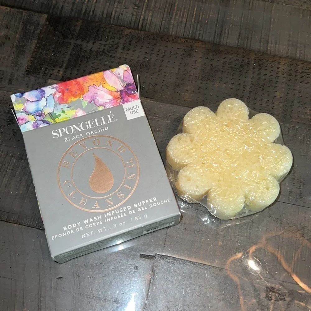 Spongelle Black Orchid Body Wash Infused Buffer‎ NEW